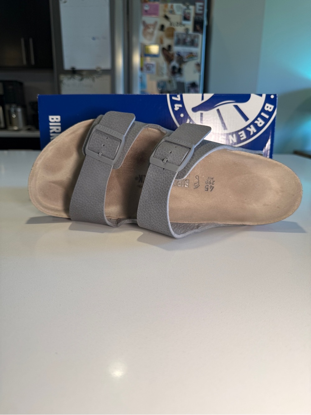 BIRKENSTOCK - Arizona BS Sandal in Desert Soil Grey - Men’s Size 12/45 - Picture 7 of 14